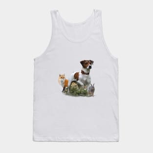 The Jack Russell Terrier , Art Tank Top